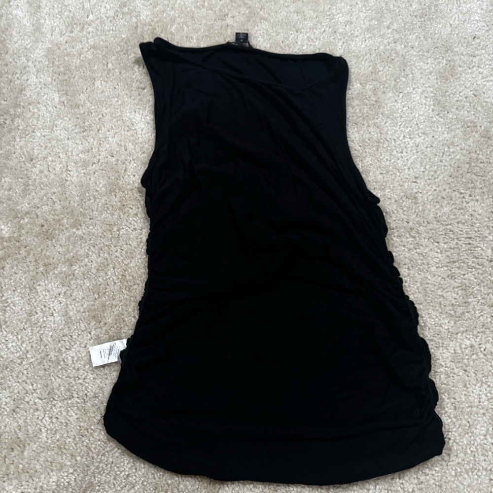 Halogen Ruched Knit Tank Top - Picture 4 of 9